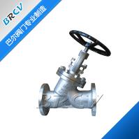 J45W不銹鋼Y形直流截止閥